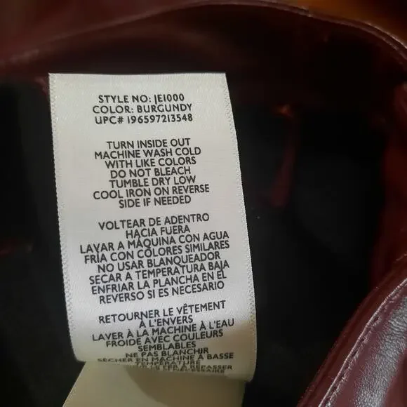 Joie Womens Burgundy Limited Edition Vegan Friendly Straight Leg Pant Size 4 NWT - Picture 6 of 8